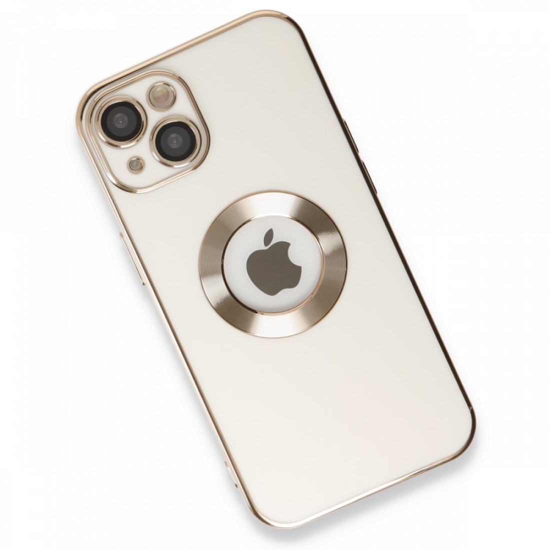 Apple iPhone 13 Kılıf Store Silikon - Beyaz