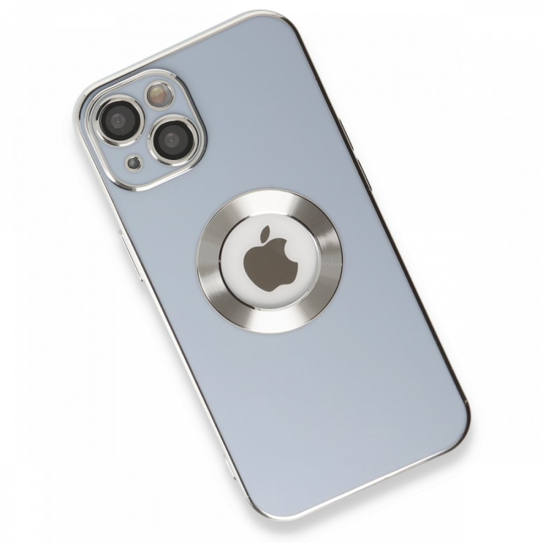 Apple iPhone 13 Kılıf Store Silikon - Sierra Blue
