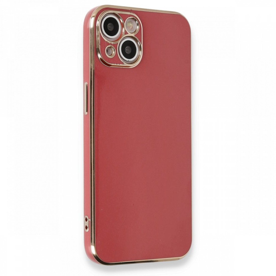 Apple iPhone 13 Kılıf Volet Silikon - Kırmızı