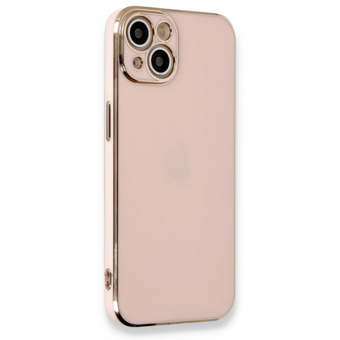 Apple iPhone 13 Kılıf Volet Silikon - Pembe