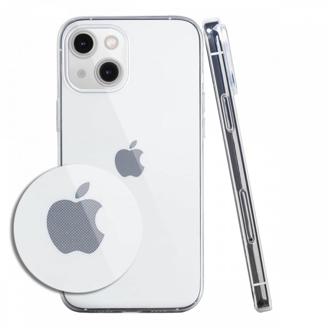 Apple iPhone 13 Mini Kılıf Lüx Şeffaf Silikon