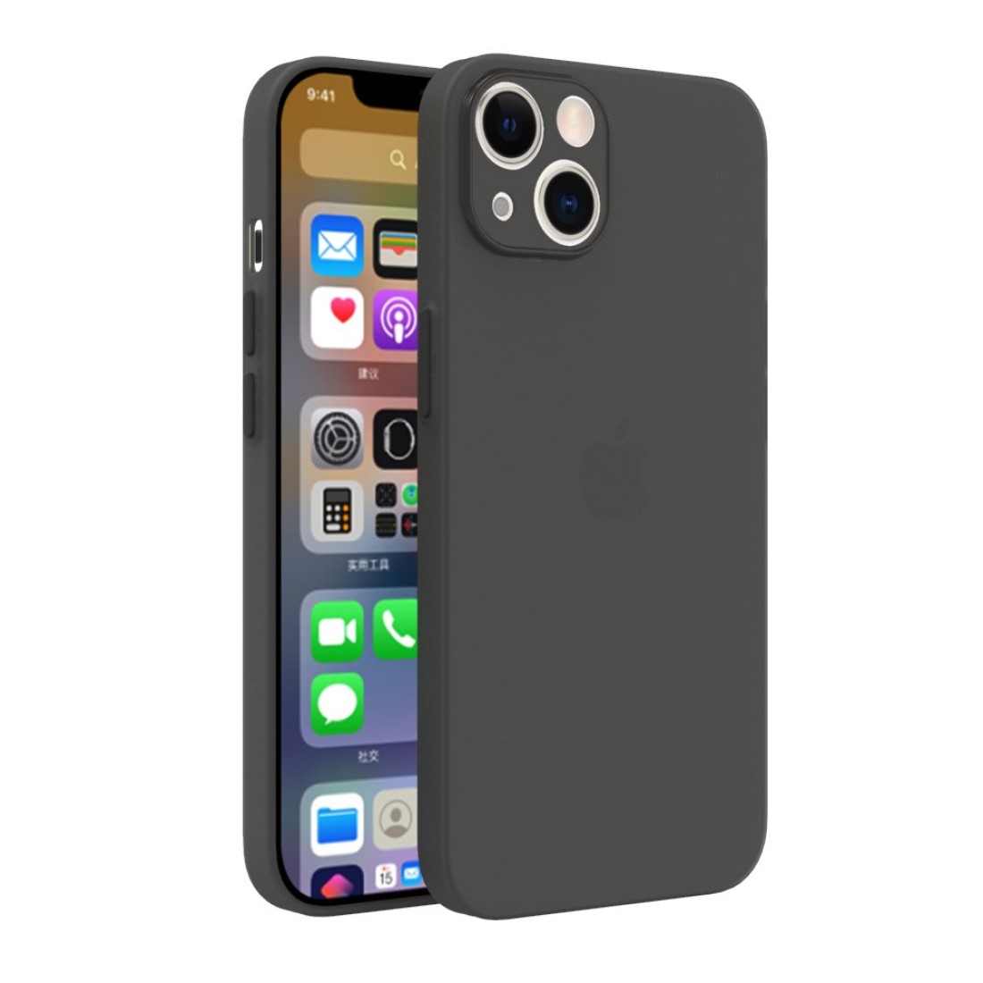 Apple iPhone 13 Mini Kılıf Puma Silikon - Gri