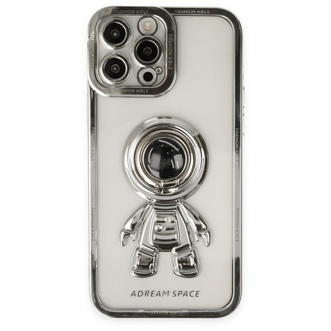Apple iPhone 13 Pro Kılıf Astronot Silikon - Uzay Boşluğu