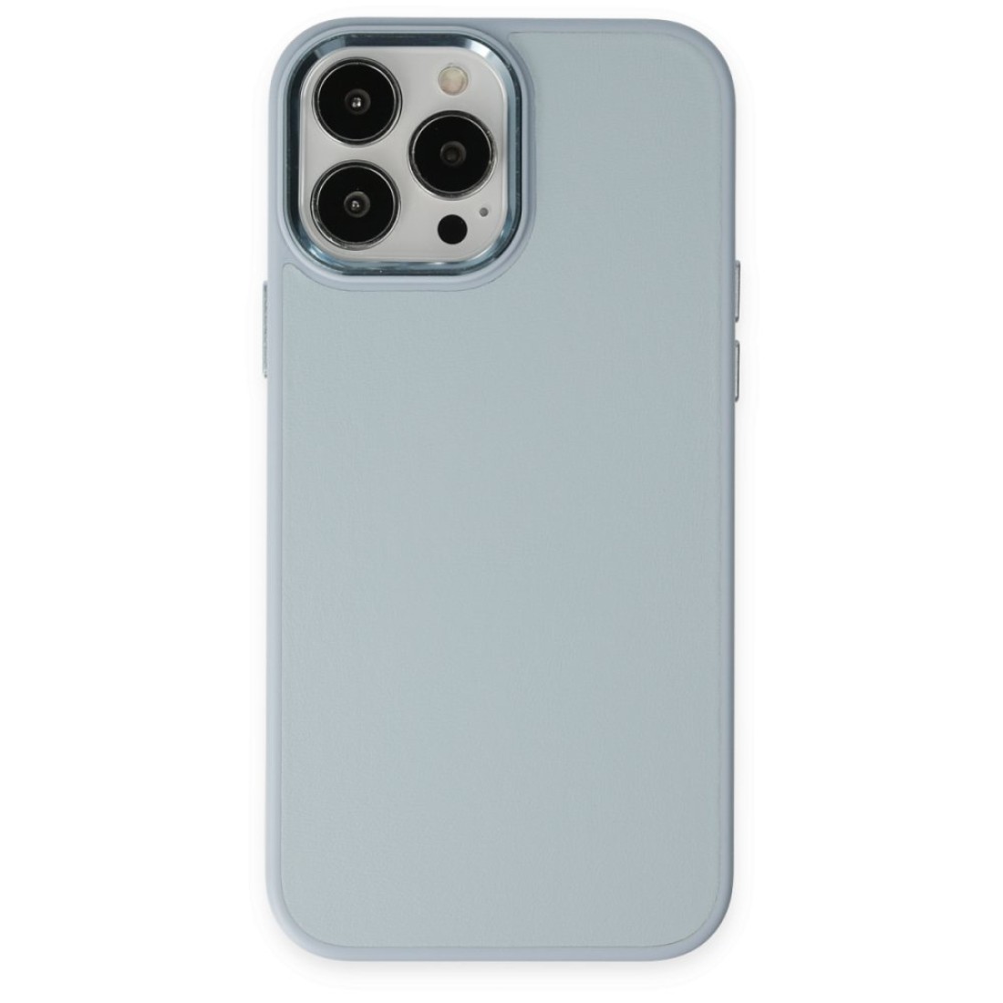 Apple iPhone 13 Pro Kılıf Asya Deri Silikon - Sierra Blue