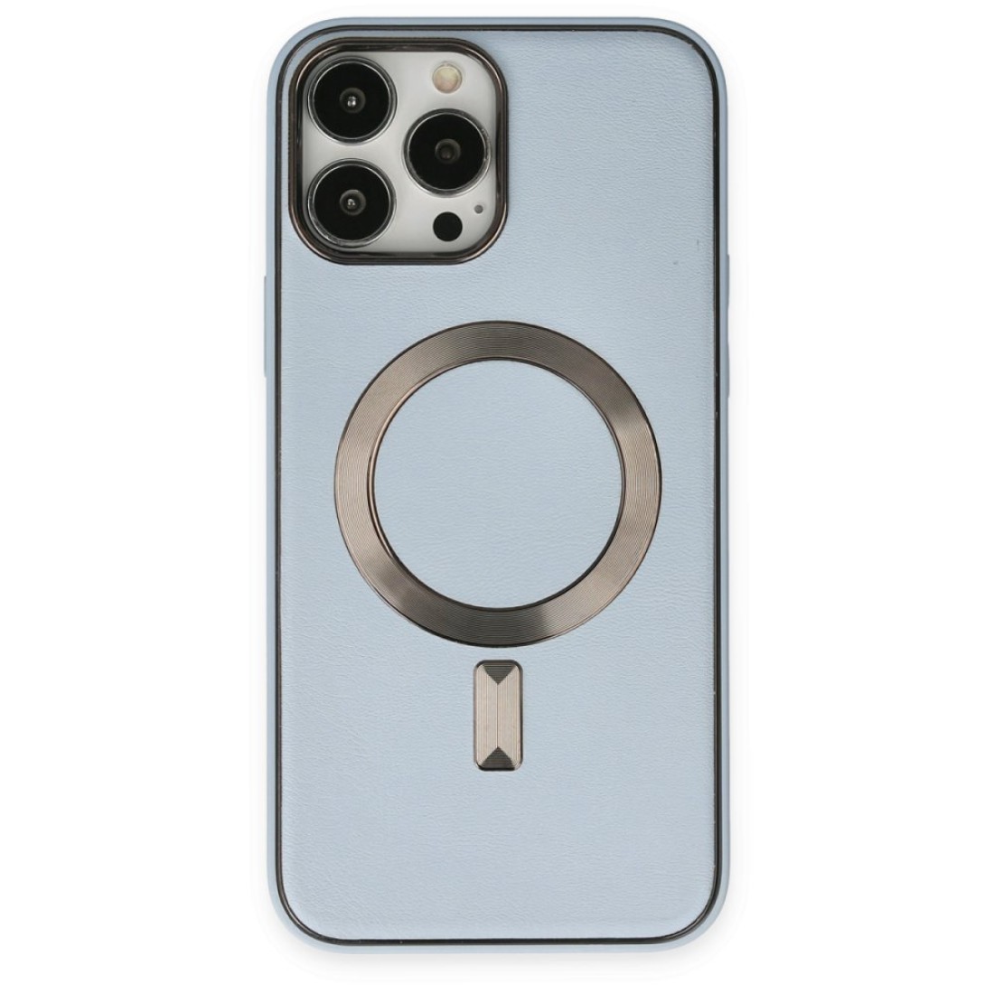 Apple iPhone 13 Pro Kılıf Coco Deri Magneticsafe Silikon - Sierra Blue