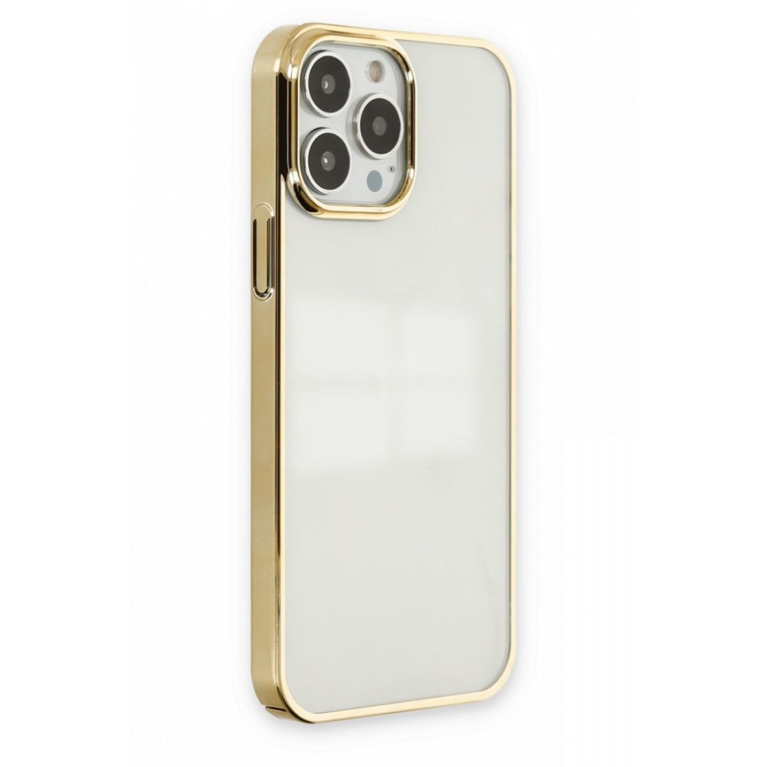 Apple iPhone 13 Pro Kılıf Element Silikon - Gold