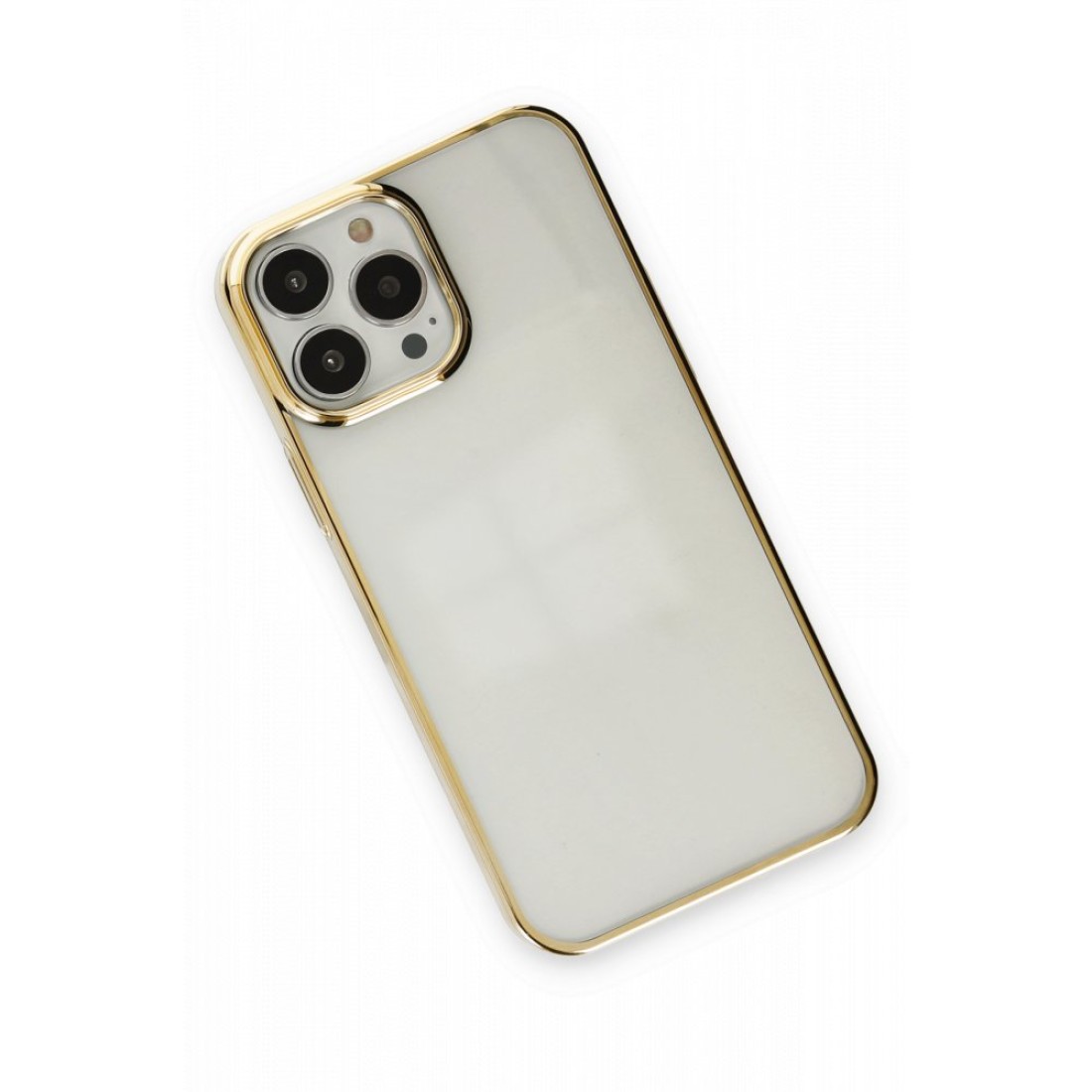 Apple iPhone 13 Pro Kılıf Element Silikon - Gold