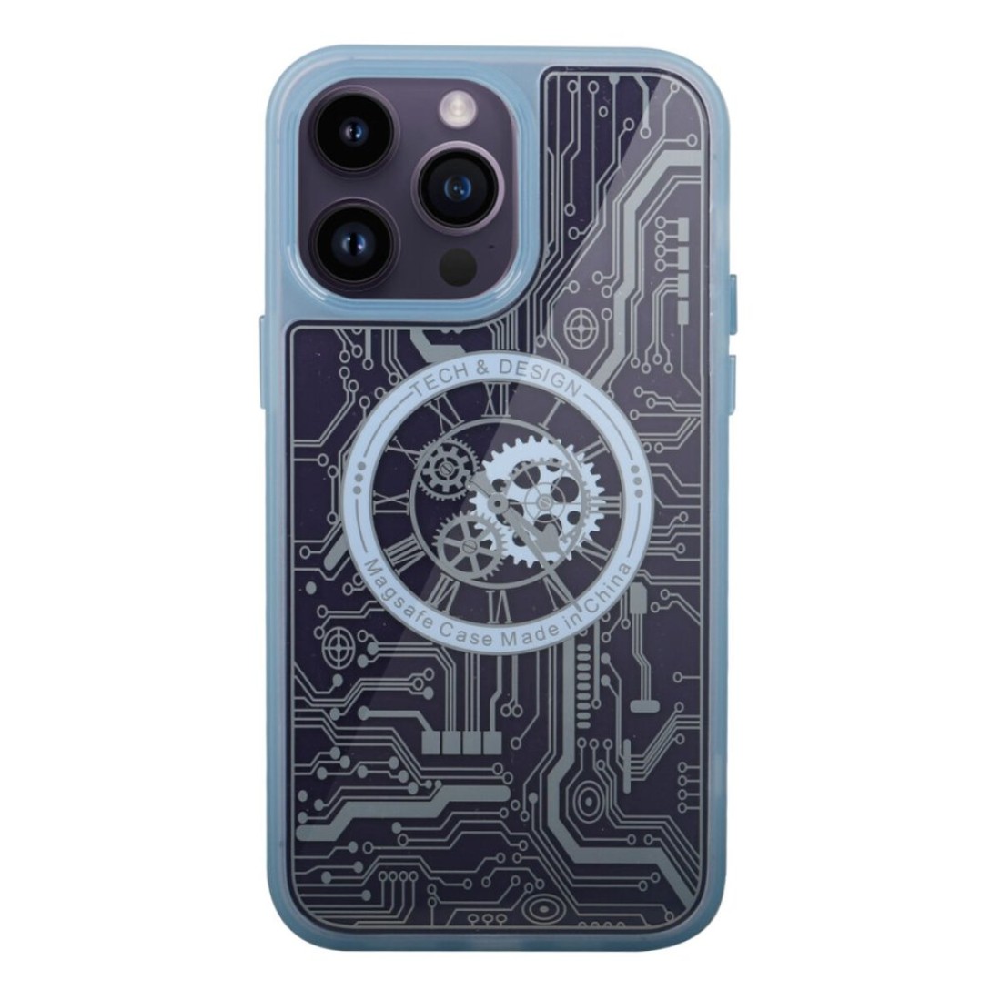 Apple iPhone 13 Pro Kılıf Magic Magneticsafe Silikon - Sierra Blue