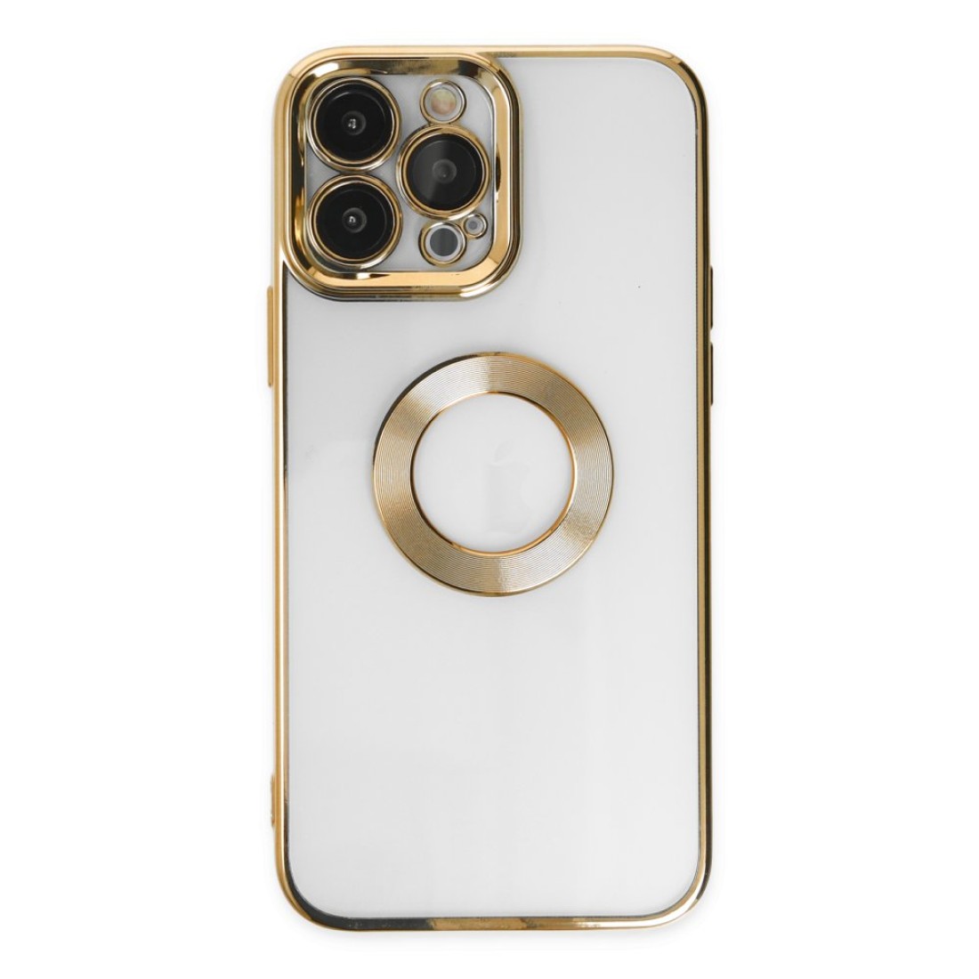 Apple iPhone 13 Pro Kılıf Slot Silikon - Gold