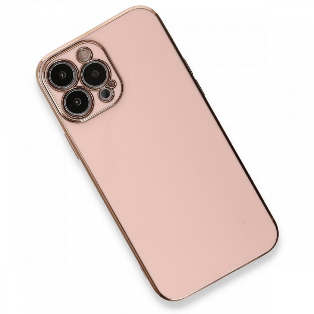 Apple iPhone 13 Pro Kılıf Volet Silikon - Pembe