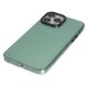 Apple iPhone 13 Pro Max Kılıf Anka PC Sert Metal Kapak - Yeşil