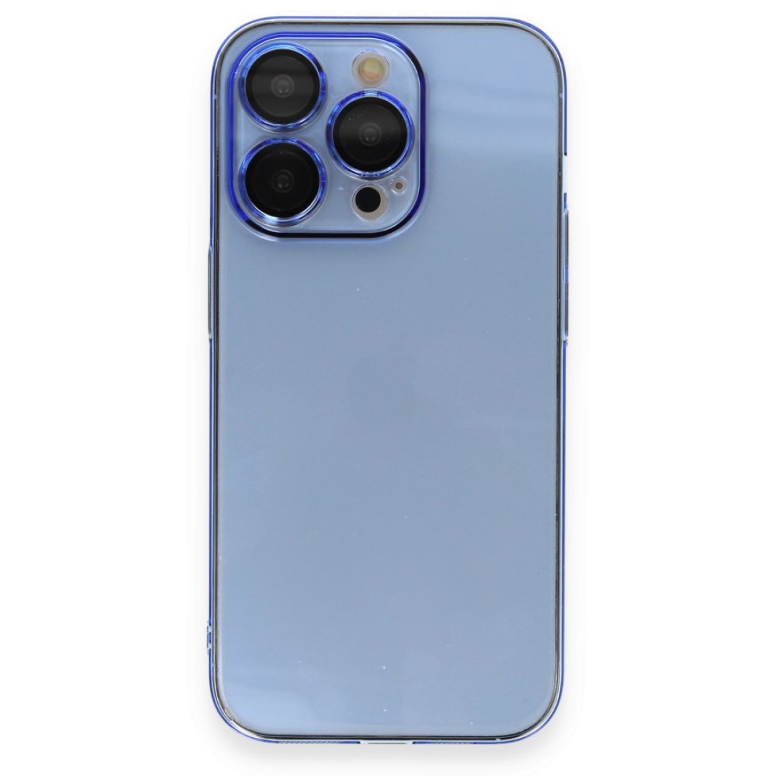 Apple iPhone 13 Pro Max Kılıf Armada Lensli Kapak - Sierra Blue