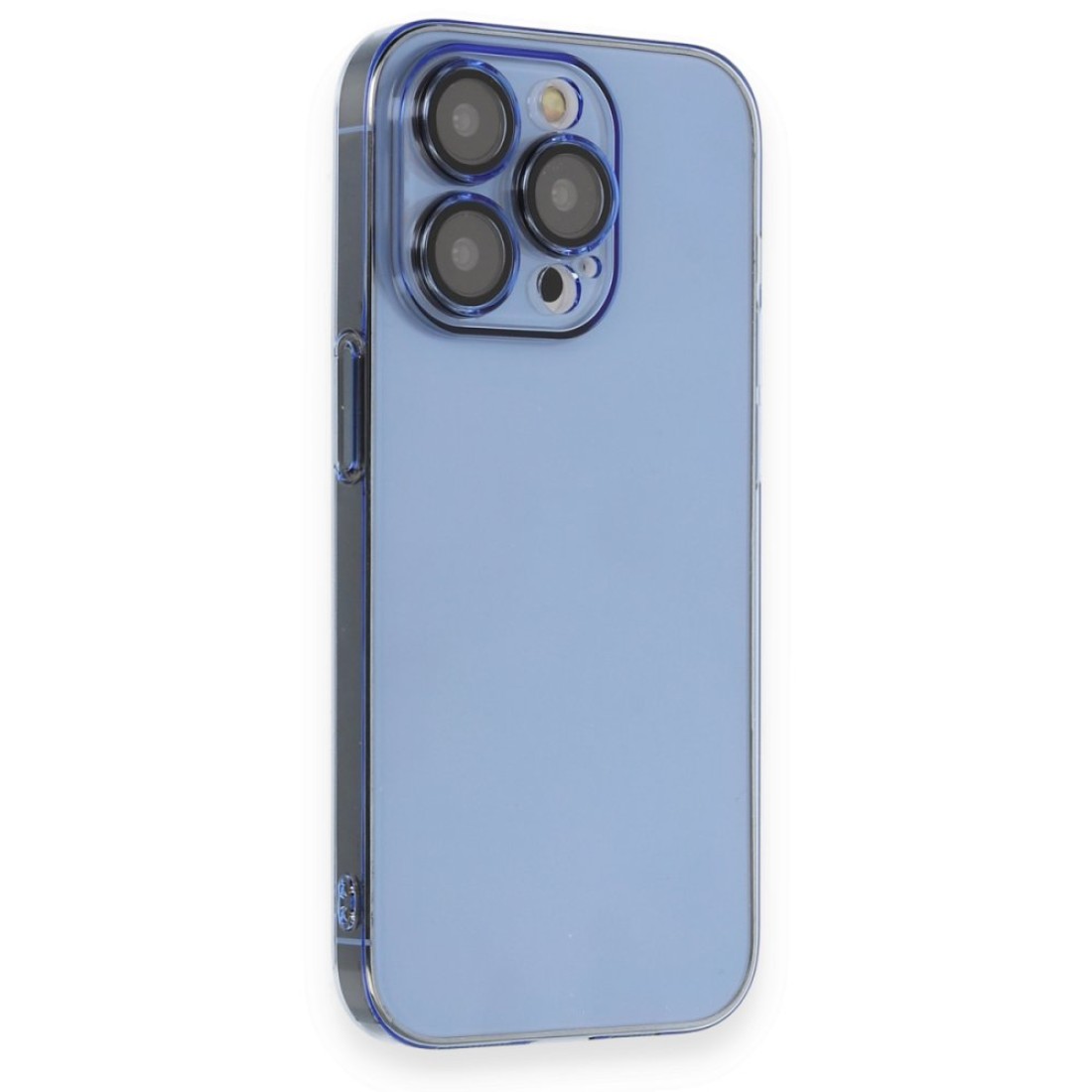 Apple iPhone 13 Pro Max Kılıf Armada Lensli Kapak - Sierra Blue
