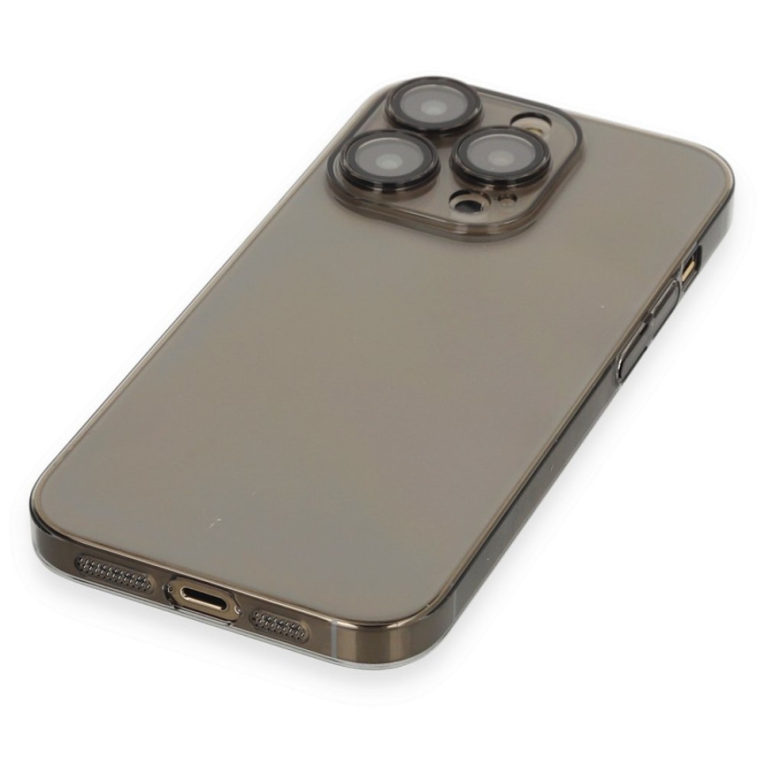 Apple iPhone 13 Pro Max Kılıf Armada Lensli Kapak - Siyah