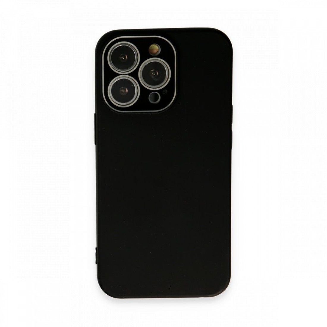 Apple iPhone 13 Pro Max Kılıf Lansman Glass Kapak - Siyah