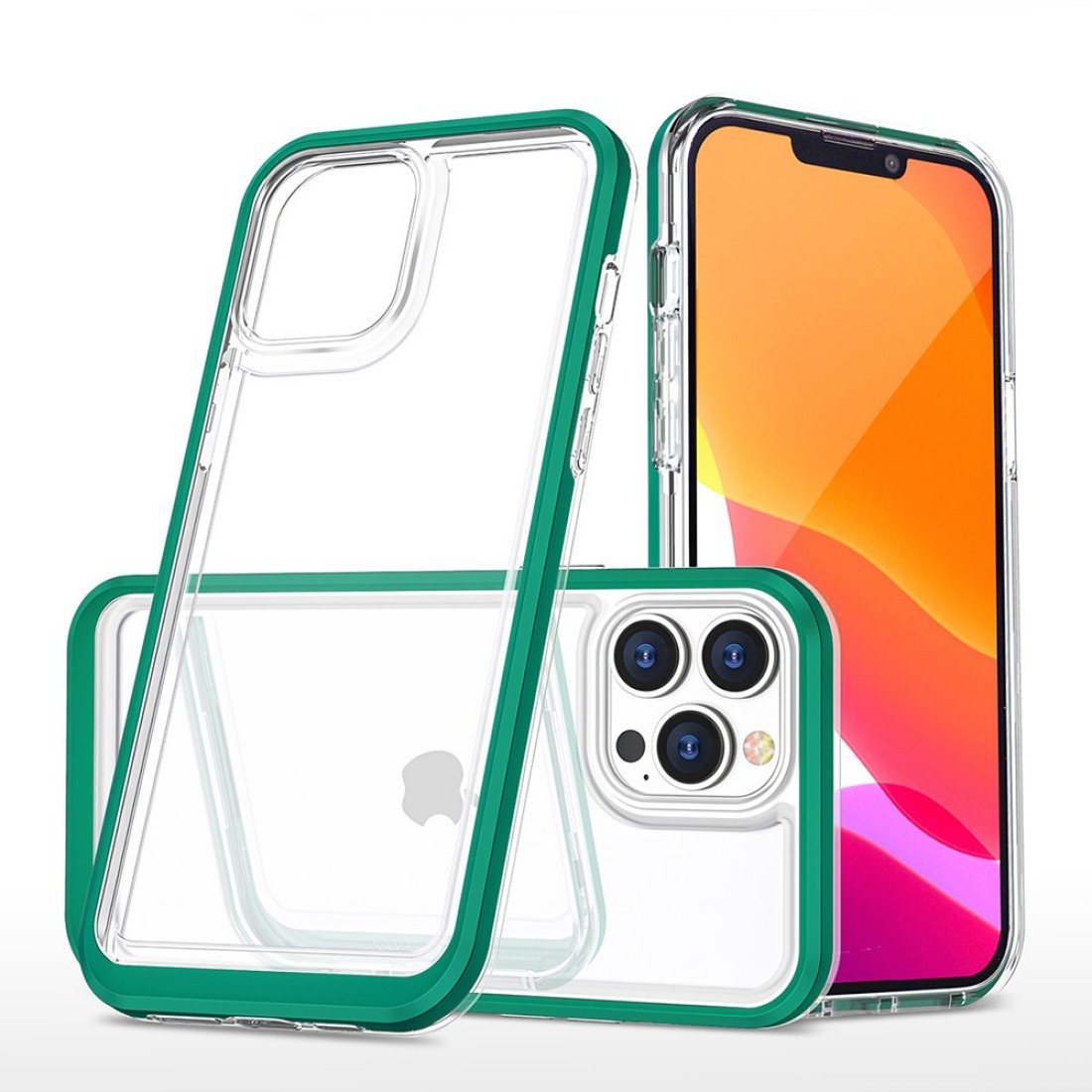 Apple iPhone 13 Pro Max Kılıf Lims Silikon - Yeşil