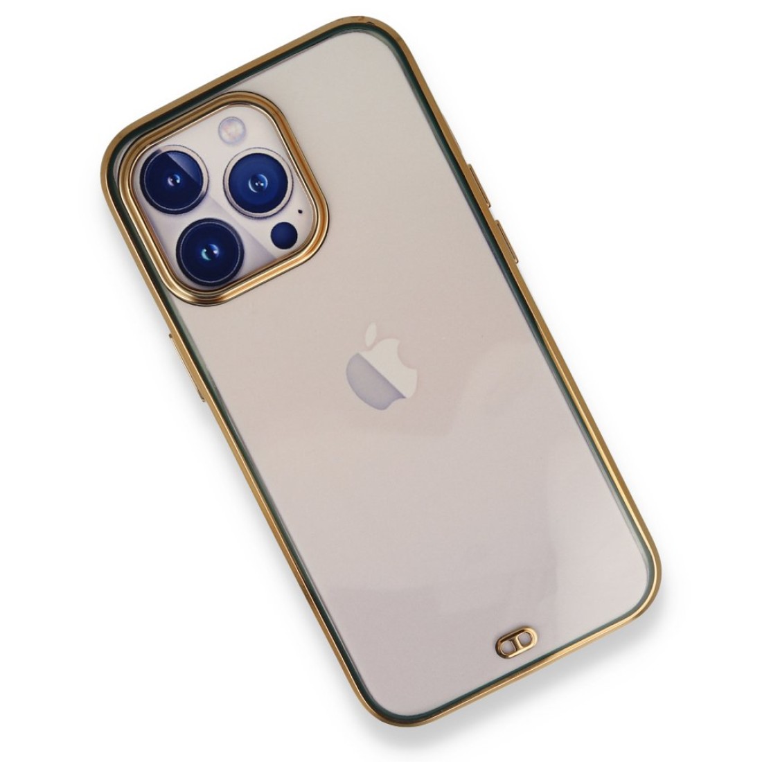 Apple iPhone 13 Pro Max Kılıf Liva Silikon - Yeşil