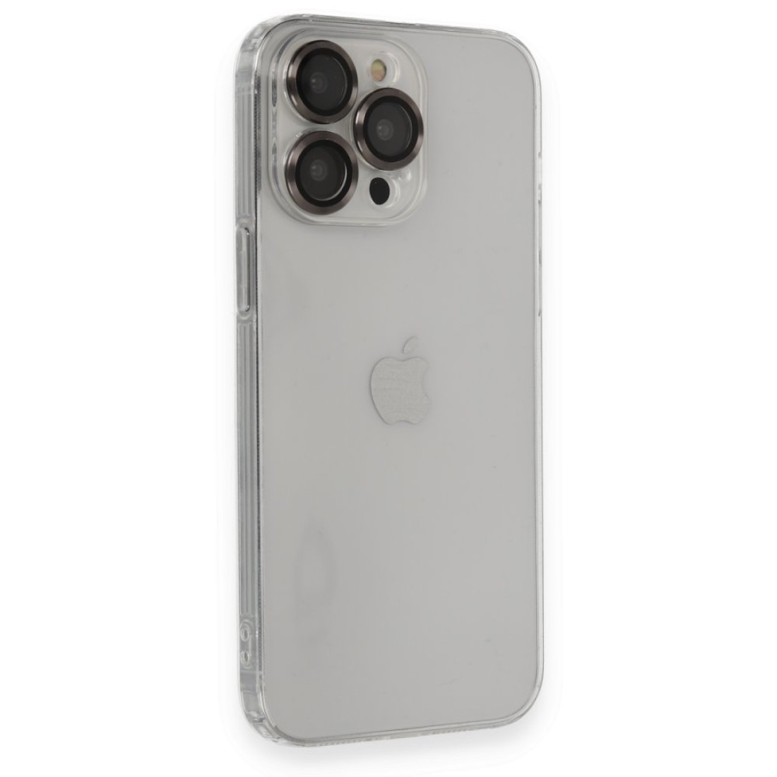 Apple iPhone 13 Pro Max Kılıf Luko Lens Silikon - Siyah