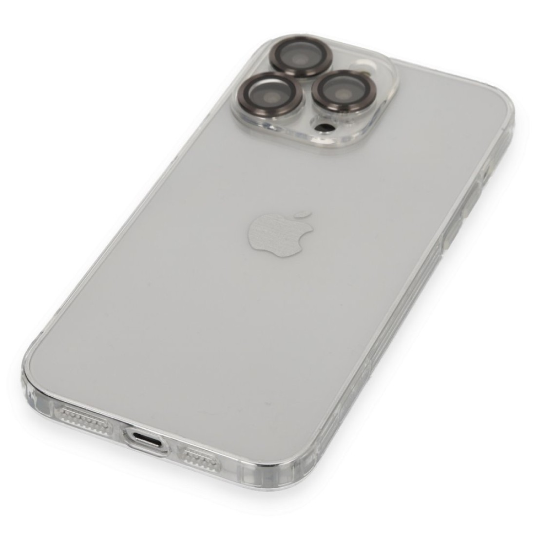 Apple iPhone 13 Pro Max Kılıf Luko Lens Silikon - Siyah