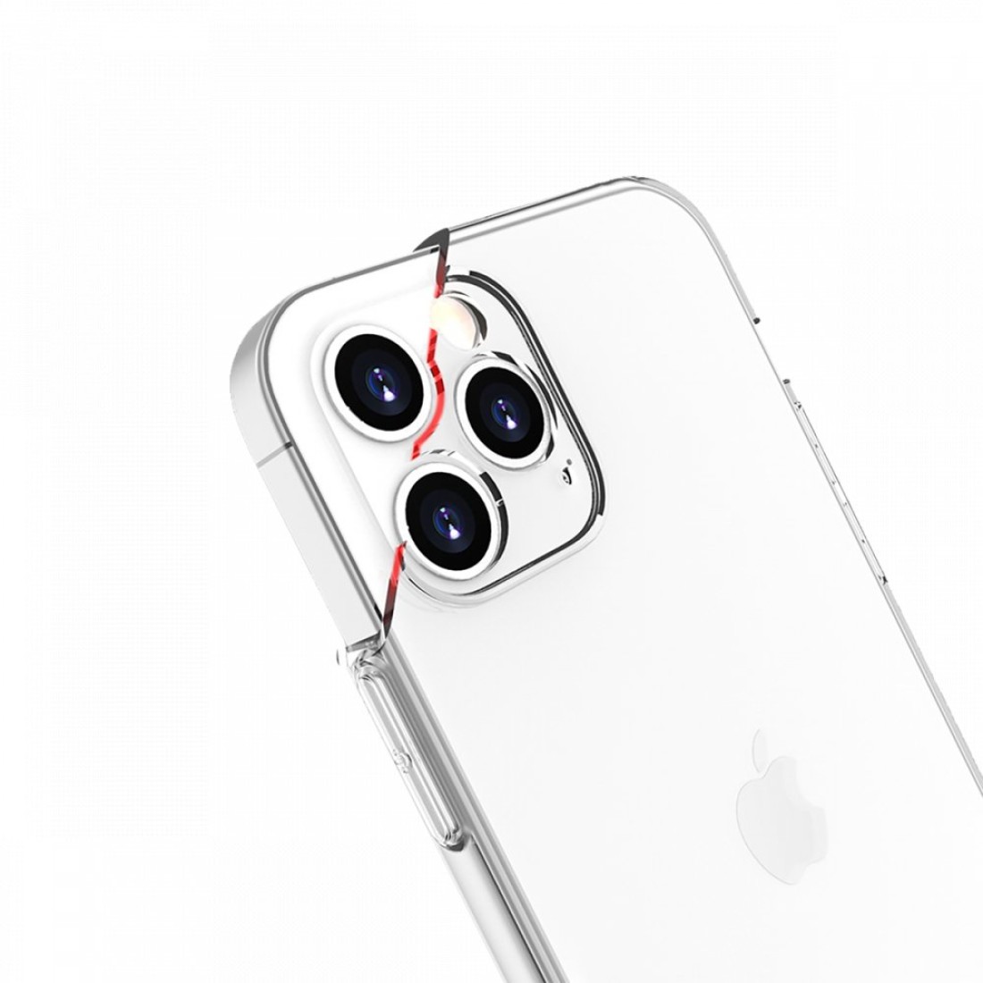 Apple iPhone 13 Pro Max Kılıf Lüx Şeffaf Silikon