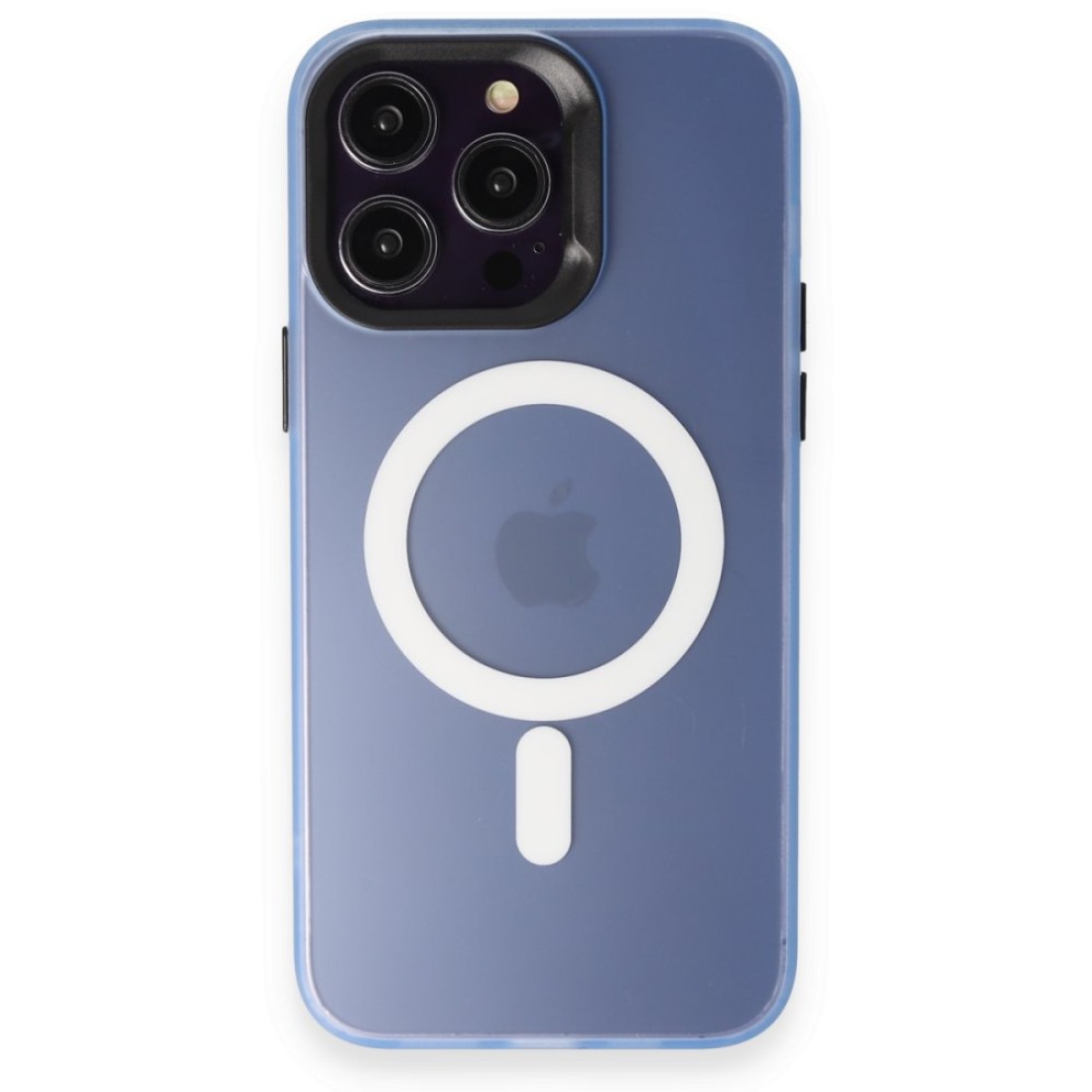 Apple iPhone 13 Pro Max Kılıf Mateks Magsafe Kapak - Sierra Blue