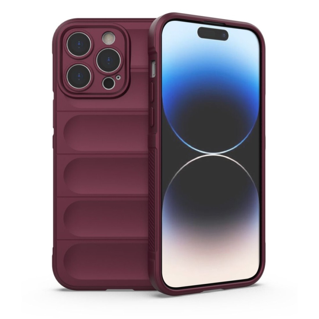 Apple iPhone 13 Pro Max Kılıf Optimum Silikon - Bordo