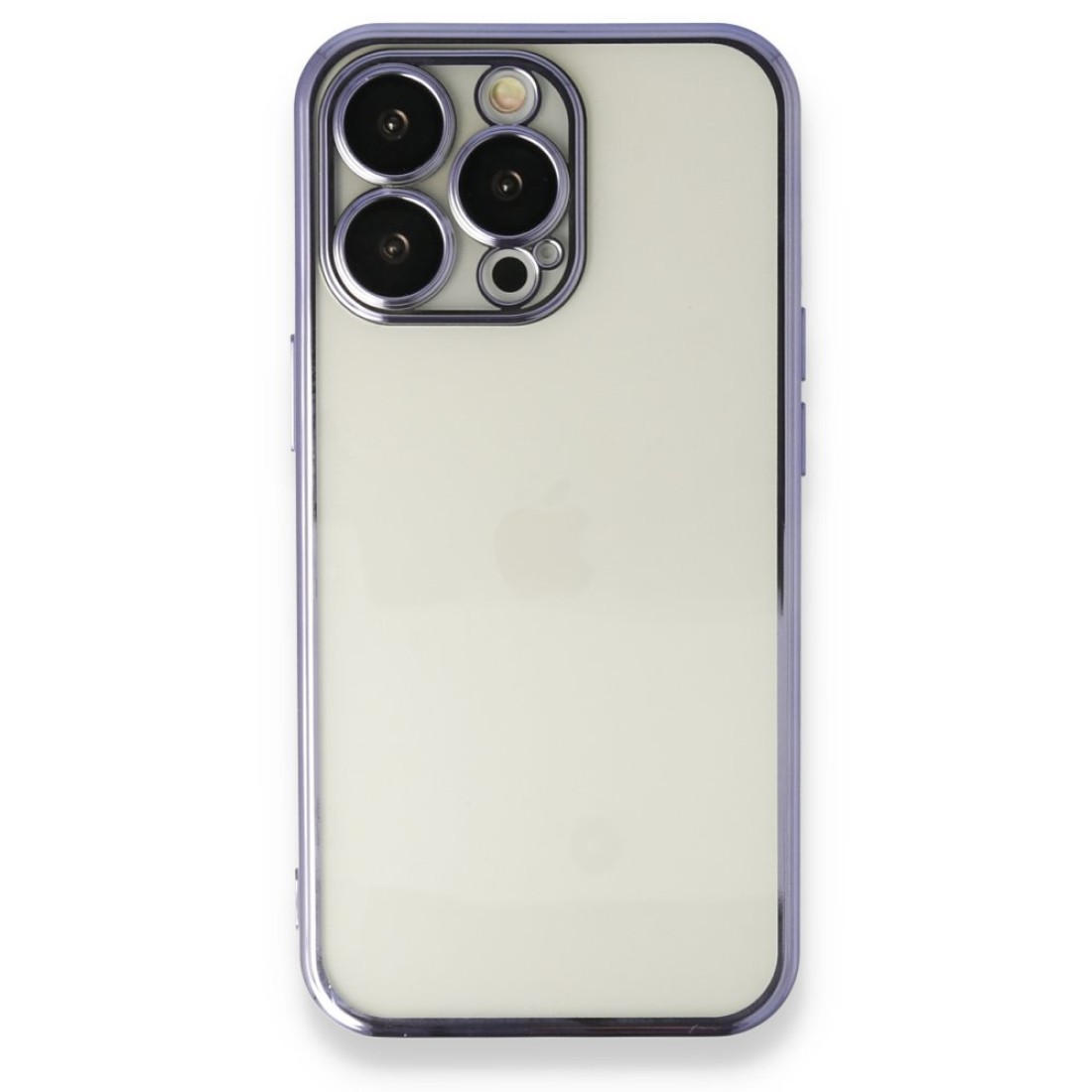 Apple iPhone 14 Pro Kılıf Razer Lensli Silikon - Mor