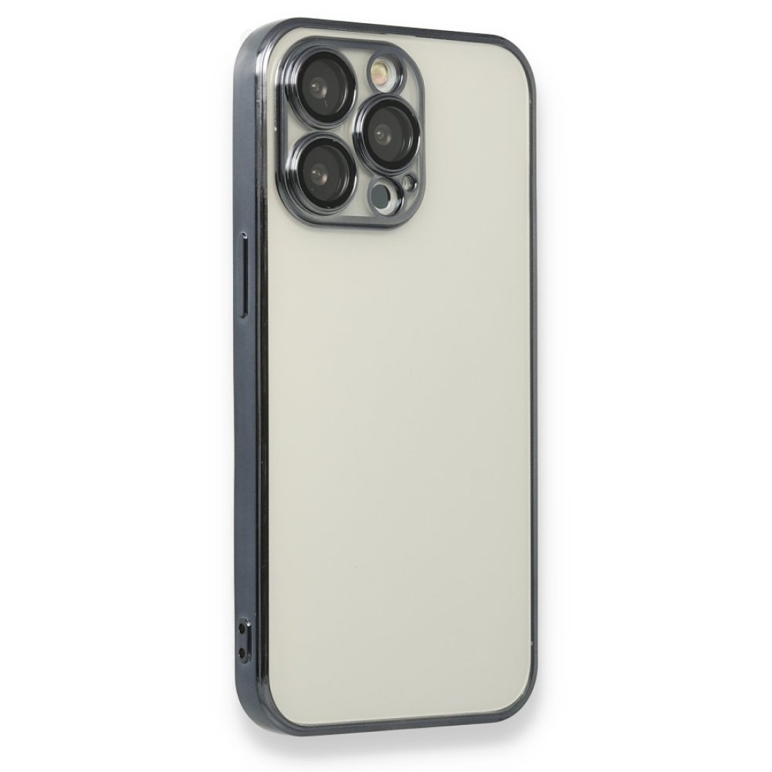 Apple iPhone 14 Pro Kılıf Razer Lensli Silikon - Siyah