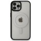 Apple iPhone 13 Pro Max Kılıf Room Magneticsafe Silikon - Siyah