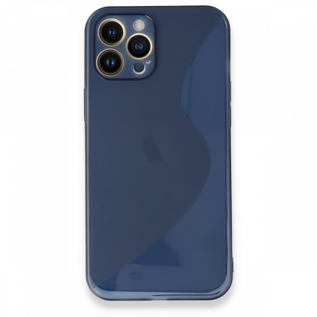 Apple iPhone 13 Pro Max Kılıf S Silikon - Mavi