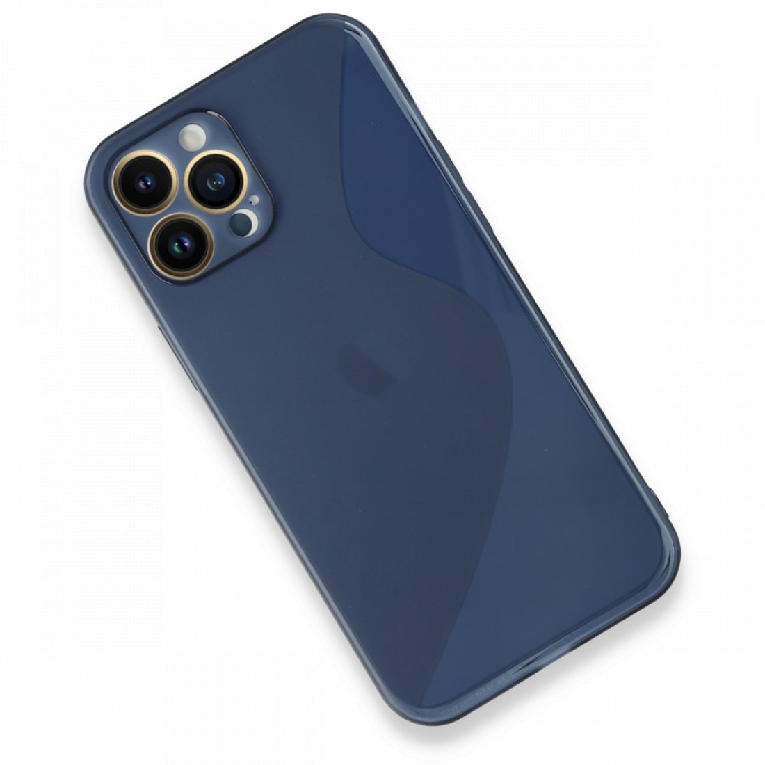 Apple iPhone 13 Pro Max Kılıf S Silikon - Mavi