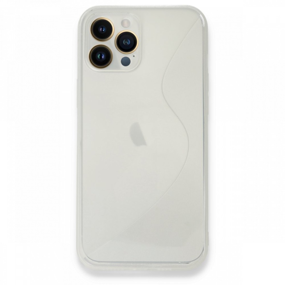 Apple iPhone 13 Pro Max Kılıf S Silikon - Şeffaf