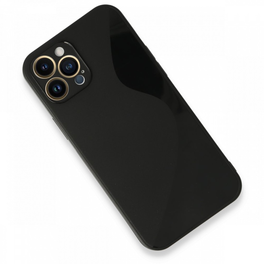Apple iPhone 13 Pro Max Kılıf S Silikon - Siyah