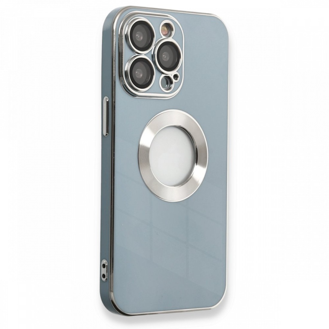 Apple iPhone 13 Pro Max Kılıf Store Silikon - Sierra Blue