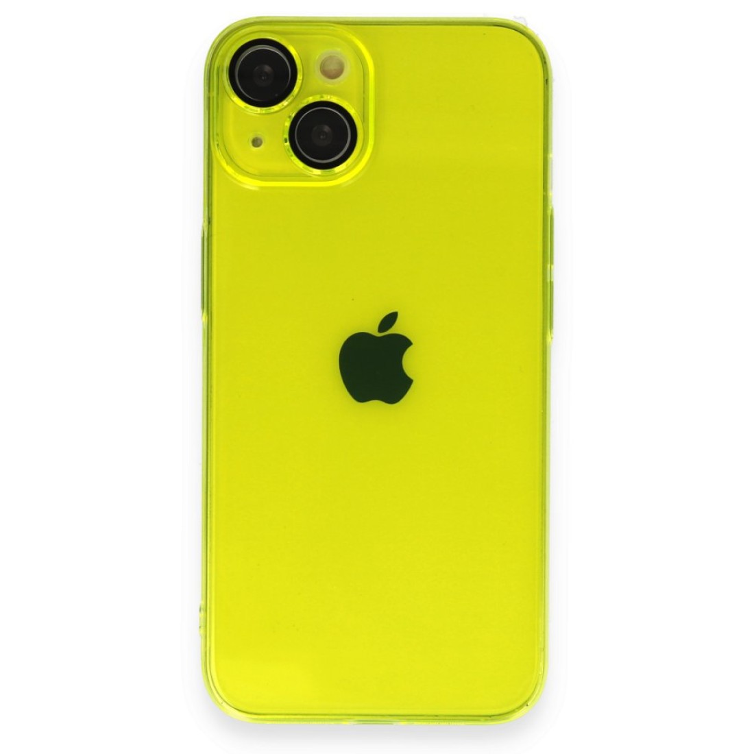 Apple iPhone 14 Kılıf Armada Lensli Kapak - Sarı