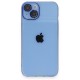 Apple iPhone 14 Kılıf Armada Lensli Kapak - Sierra Blue