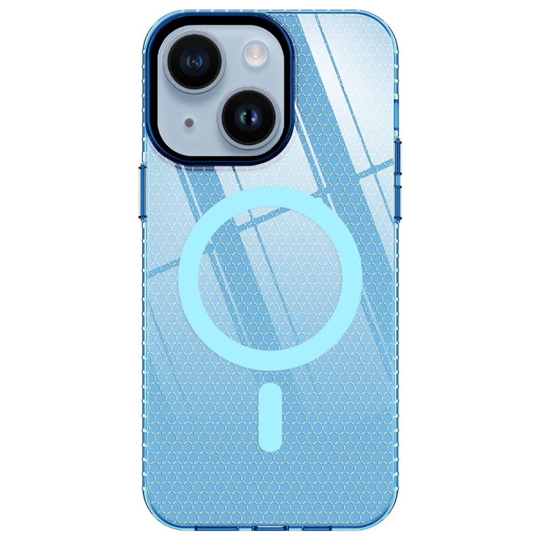 Apple iPhone 14 Kılıf Beta Magneticsafe Silikon - Mavi