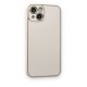Apple iPhone 14 Kılıf Coco Deri Silikon Kapak - Beyaz