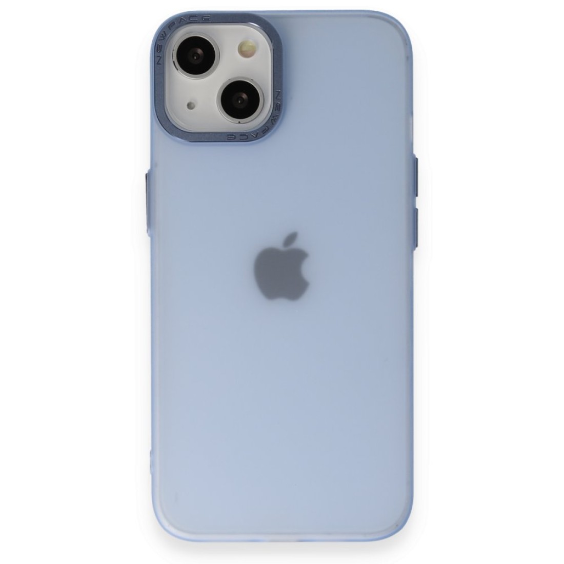 Apple iPhone 14 Kılıf Modos Metal Kapak - Mavi