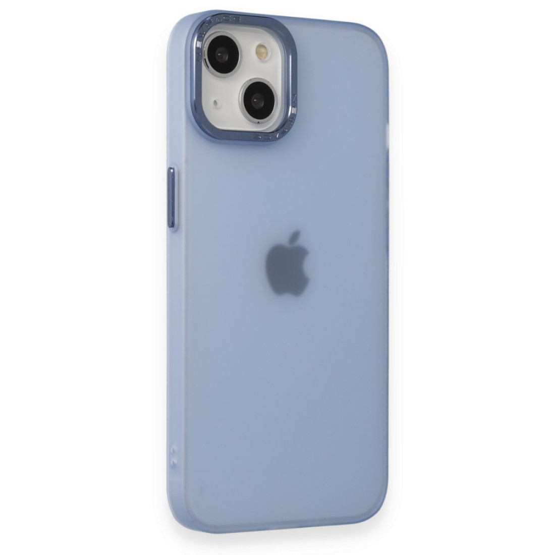 Apple iPhone 14 Kılıf Modos Metal Kapak - Mavi