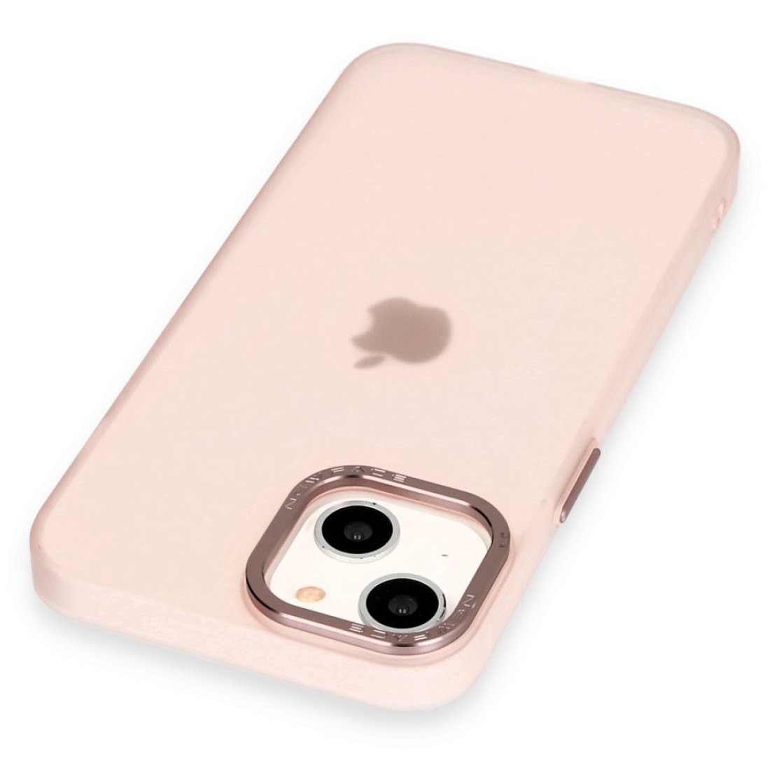 Apple iPhone 14 Kılıf Modos Metal Kapak - Pembe