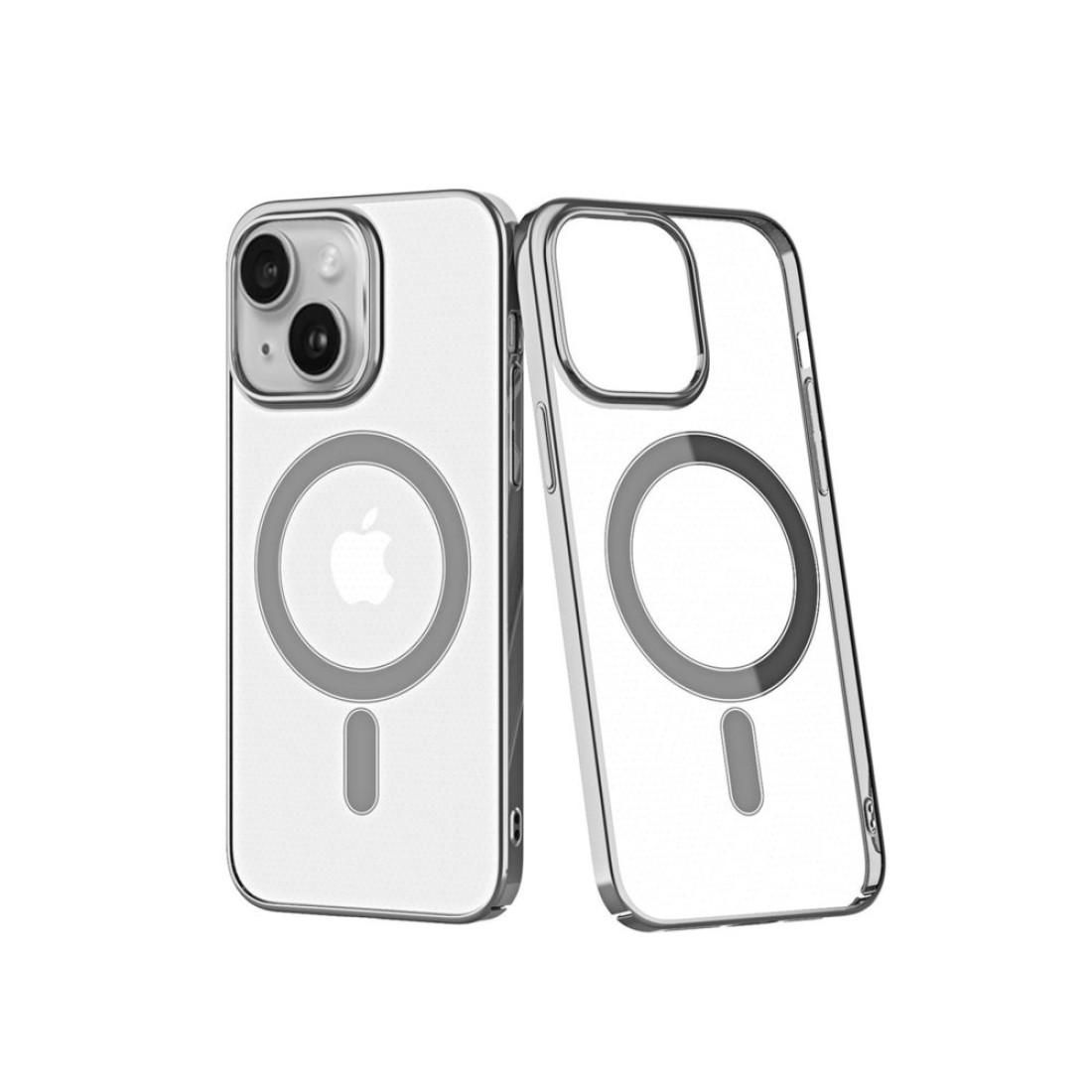 Apple iPhone 14 Plus Kılıf Element Magneticsafe Sert Kapak - Gümüş