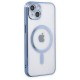 Apple iPhone 14 Plus Kılıf Magneticsafe Lazer Silikon - Sierra Blue