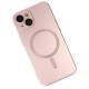 Apple iPhone 14 Plus Kılıf Moshi Lens Magneticsafe Silikon - Rose Gold