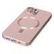 Apple iPhone 14 Plus Kılıf Moshi Lens Magneticsafe Silikon - Rose Gold