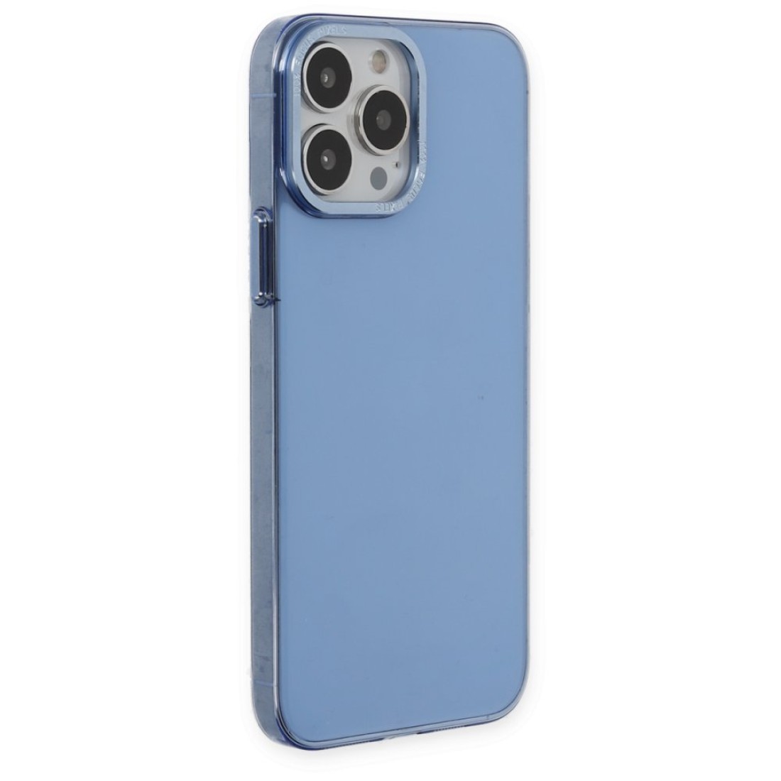 Apple iPhone 14 Pro Kılıf Anka PC Sert Metal Kapak - Mavi
