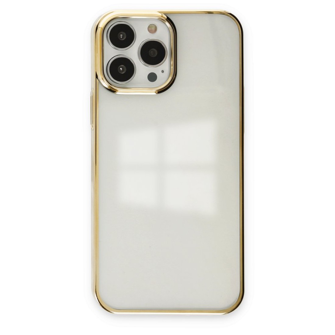 Apple iPhone 14 Pro Kılıf Element Silikon - Gold