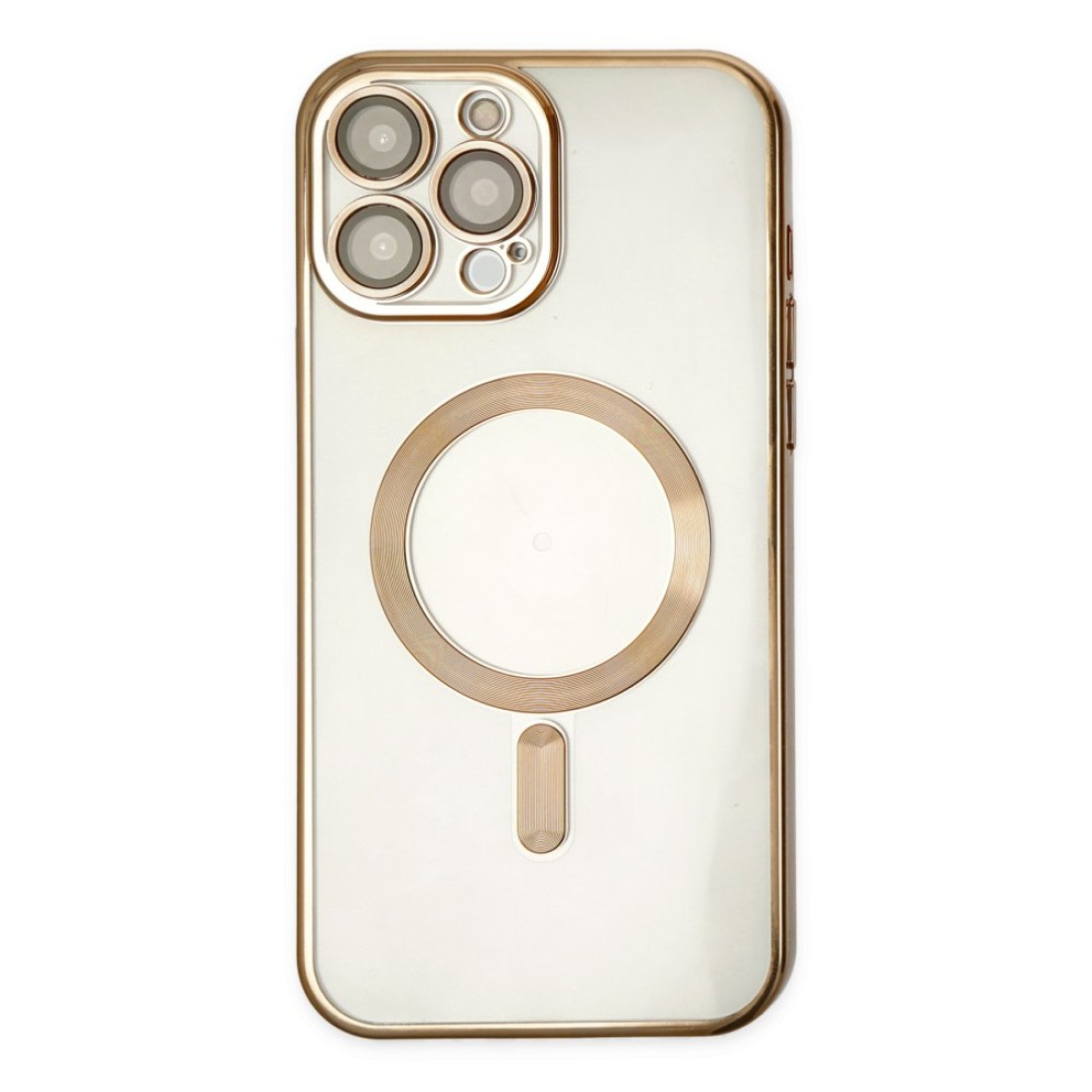 Apple iPhone 14 Pro Kılıf Kross Magneticsafe Kapak - Gold