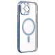 Apple iPhone 14 Pro Kılıf Magneticsafe Lazer Silikon - Sierra Blue