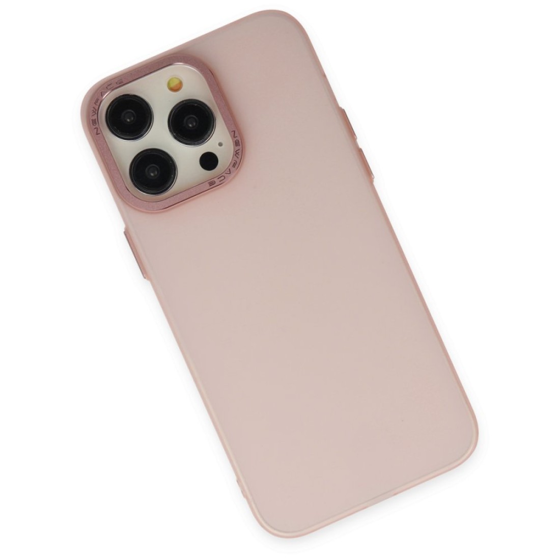 Apple iPhone 14 Pro Kılıf Modos Metal Kapak - Pembe